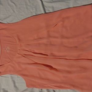 New York & Company Pink Sleeveless Blouse